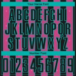 Uniform Jersey Pinstripe Line Sports Pink-Aqua Black Soccer Custom Sublimation Uniform Jersey Pinstripe Line Sports Pink-Aqua Black Soccer Custom Sublimation