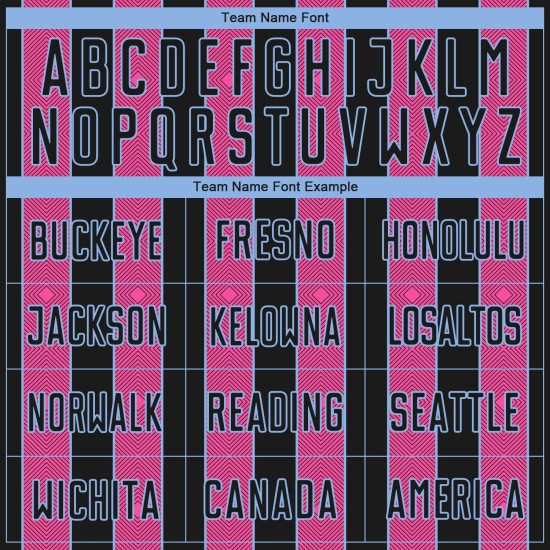 Soccer Custom Blue Sublimation Pink-Light Uniform Black Pinstripe Line Sports Jersey Soccer Custom Blue Sublimation Pink-Light Uniform Black Pinstripe Line Sports Jersey