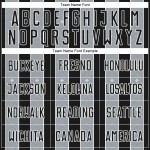 Soccer Jersey Black Pinstripe Silver-White Uniform Sports Sublimation Custom Line Soccer Jersey Black Pinstripe Silver-White Uniform Sports Sublimation Custom Line