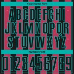 Pinstripe Line Jersey Pink-Aqua Custom Soccer Neon Black Sports Sublimation Uniform Pinstripe Line Jersey Pink-Aqua Custom Soccer Neon Black Sports Sublimation Uniform