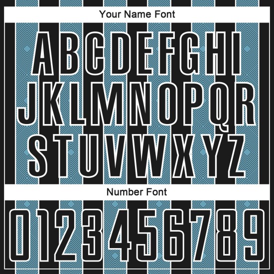 Pinstripe Line Soccer Custom Sports Uniform Sublimation Black Shadow Jersey Blue-White Pinstripe Line Soccer Custom Sports Uniform Sublimation Black Shadow Jersey Blue-White