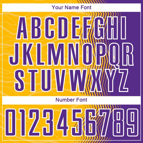 Custom Soccer Jersey Uniform Purple-White Gold Arrow Gradient Sublimation Custom Soccer Jersey Uniform Purple-White Gold Arrow Gradient Sublimation