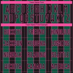 Soccer Pinstripe Kelly Uniform Sublimation Line Green-Pink Black Jersey Custom Sports Soccer Pinstripe Kelly Uniform Sublimation Line Green-Pink Black Jersey Custom Sports