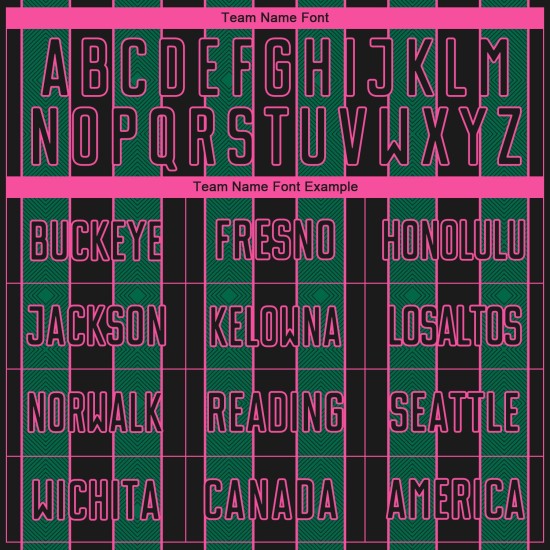 Soccer Pinstripe Kelly Uniform Sublimation Line Green-Pink Black Jersey Custom Sports Soccer Pinstripe Kelly Uniform Sublimation Line Green-Pink Black Jersey Custom Sports