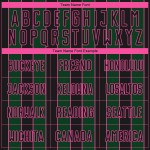 Soccer Line Black Custom Green-Pink Sports Sublimation Uniform Pinstripe Jersey Soccer Line Black Custom Green-Pink Sports Sublimation Uniform Pinstripe Jersey