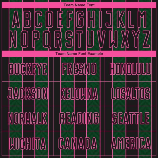 Soccer Line Black Custom Green-Pink Sports Sublimation Uniform Pinstripe Jersey Soccer Line Black Custom Green-Pink Sports Sublimation Uniform Pinstripe Jersey