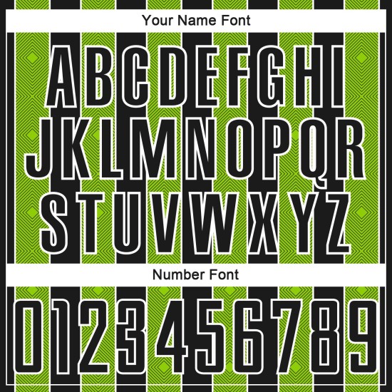 Line Uniform Green-White Custom Jersey Black Pinstripe Soccer Sublimation Neon Sports