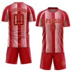 Gold Uniform Custom Sublimation Soccer Jersey Red-Old Red Gold Uniform Custom Sublimation Soccer Jersey Red-Old Red