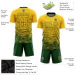 Custom Jersey Uniform Yellow Green Sublimation Soccer Custom Jersey Uniform Yellow Green Sublimation Soccer