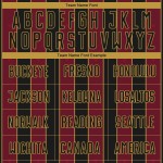 Crimson-Old Jersey Line Uniform Sports Black Custom Soccer Gold Sublimation Pinstripe