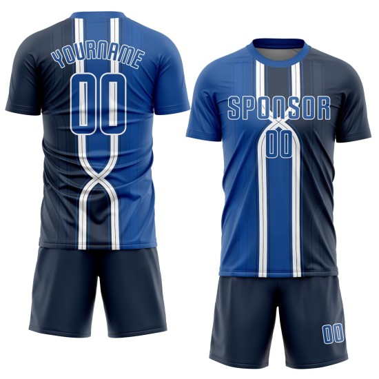 Uniform Jersey Royal-White Sublimation Soccer Custom Navy Uniform Jersey Royal-White Sublimation Soccer Custom Navy