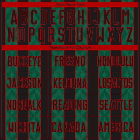 Custom Pinstripe Soccer Uniform Sublimation Kelly Jersey Sports Green-Red Line Black Custom Pinstripe Soccer Uniform Sublimation Kelly Jersey Sports Green-Red Line Black