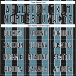 Pinstripe Line Soccer Custom Sports Uniform Sublimation Black Shadow Jersey Blue-White Pinstripe Line Soccer Custom Sports Uniform Sublimation Black Shadow Jersey Blue-White