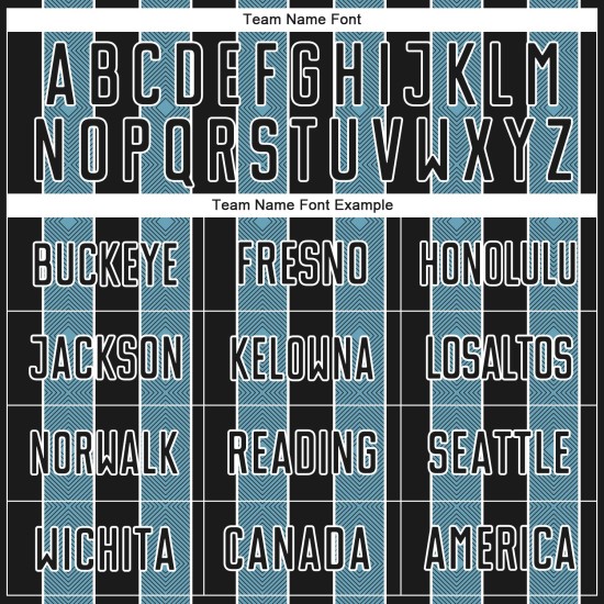 Pinstripe Line Soccer Custom Sports Uniform Sublimation Black Shadow Jersey Blue-White Pinstripe Line Soccer Custom Sports Uniform Sublimation Black Shadow Jersey Blue-White