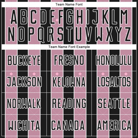 Line Sublimation Black Jersey Light Uniform Custom Pinstripe Pink-White Soccer Sports Line Sublimation Black Jersey Light Uniform Custom Pinstripe Pink-White Soccer Sports