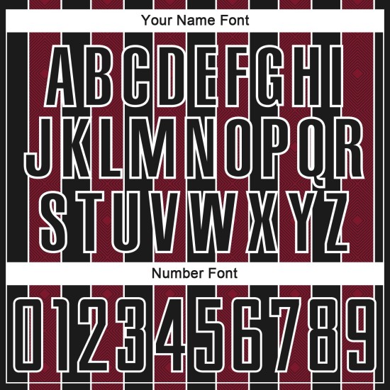 Line Uniform Sports Pinstripe Jersey Custom Soccer Crimson-White Sublimation Black Line Uniform Sports Pinstripe Jersey Custom Soccer Crimson-White Sublimation Black