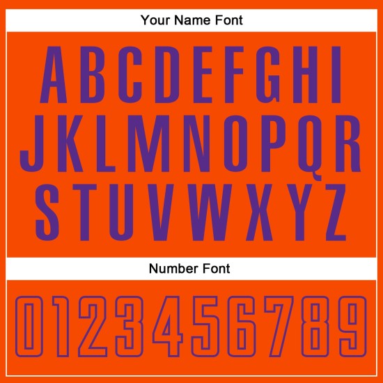 Jersey Orange-Purple Soccer Custom White Split Uniform Sublimation Fashion Jersey Orange-Purple Soccer Custom White Split Uniform Sublimation Fashion