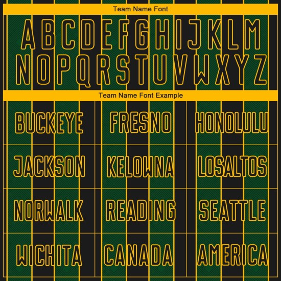 Jersey Sports Line Pinstripe Soccer Black Custom Sublimation Uniform Green-Gold Jersey Sports Line Pinstripe Soccer Black Custom Sublimation Uniform Green-Gold