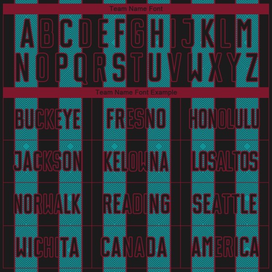 Black Custom Jersey Teal-Crimson Sports Uniform Sublimation Line Soccer Pinstripe Black Custom Jersey Teal-Crimson Sports Uniform Sublimation Line Soccer Pinstripe