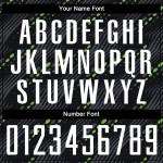 Sublimation White-Kelly Green Soccer Jersey Uniform Custom Black Sublimation White-Kelly Green Soccer Jersey Uniform Custom Black