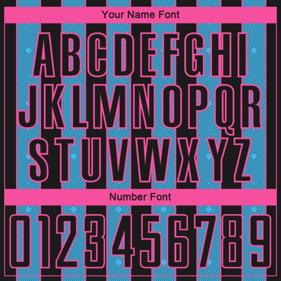 Black Blue-Pink Line Sky Custom Sublimation Pinstripe Soccer Uniform Sports Jersey Black Blue-Pink Line Sky Custom Sublimation Pinstripe Soccer Uniform Sports Jersey