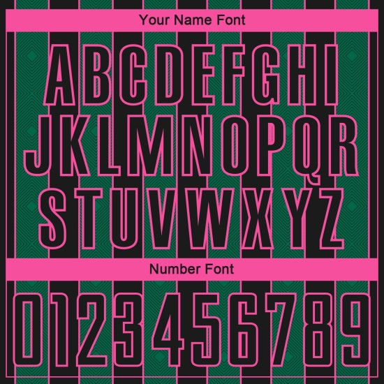 Soccer Pinstripe Kelly Uniform Sublimation Line Green-Pink Black Jersey Custom Sports Soccer Pinstripe Kelly Uniform Sublimation Line Green-Pink Black Jersey Custom Sports