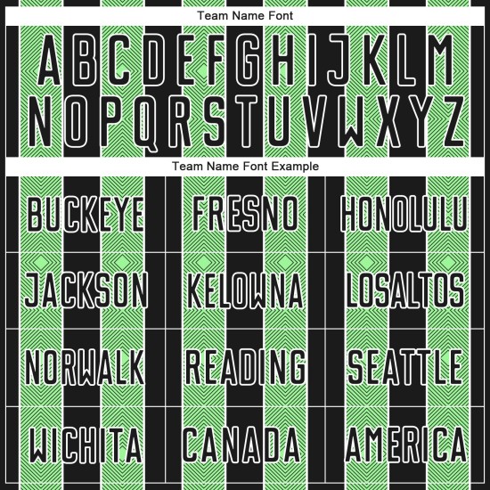 Jersey Green-White Uniform Pinstripe Sublimation Soccer Line Pea Black Sports Custom Jersey Green-White Uniform Pinstripe Sublimation Soccer Line Pea Black Sports Custom