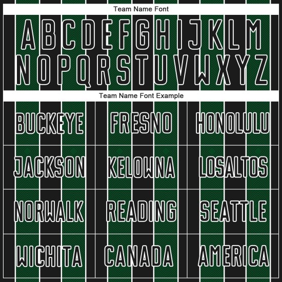 Uniform Green-White Line Black Jersey Soccer Sports Custom Sublimation Pinstripe Uniform Green-White Line Black Jersey Soccer Sports Custom Sublimation Pinstripe