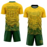 Custom Jersey Uniform Yellow Green Sublimation Soccer Custom Jersey Uniform Yellow Green Sublimation Soccer