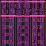 Purple-Pink Uniform Custom Sports Black Line Jersey Soccer Pinstripe Sublimation Purple-Pink Uniform Custom Sports Black Line Jersey Soccer Pinstripe Sublimation