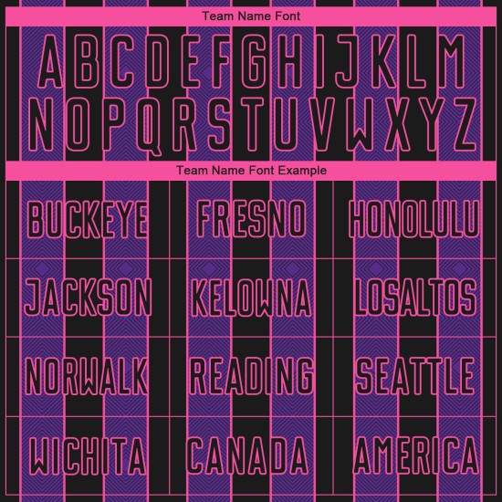 Purple-Pink Uniform Custom Sports Black Line Jersey Soccer Pinstripe Sublimation Purple-Pink Uniform Custom Sports Black Line Jersey Soccer Pinstripe Sublimation