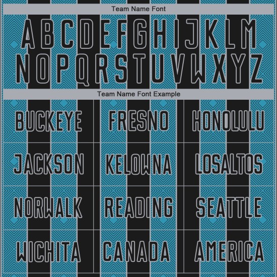 Custom Blue-Gray Line Uniform Sublimation Black Sports Soccer Pinstripe Panther Jersey Custom Blue-Gray Line Uniform Sublimation Black Sports Soccer Pinstripe Panther Jersey