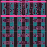 Sublimation Uniform Jersey Custom Sports Pinstripe Black Teal-Pink Soccer Line Sublimation Uniform Jersey Custom Sports Pinstripe Black Teal-Pink Soccer Line