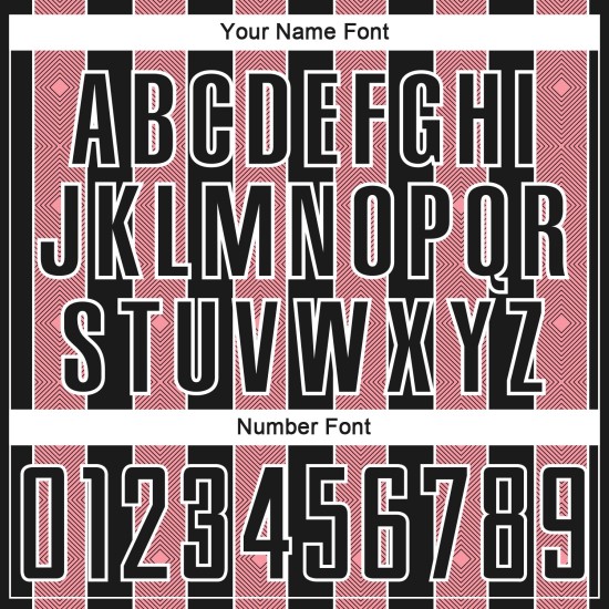 Line Medium Pinstripe Jersey Uniform Custom Sports Black Pink-White Soccer Sublimation Line Medium Pinstripe Jersey Uniform Custom Sports Black Pink-White Soccer Sublimation