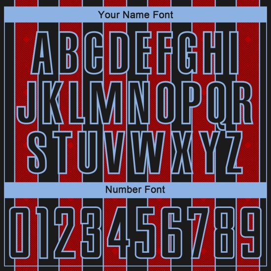 Black Sublimation Jersey Soccer Pinstripe Uniform Line Sports Red-Light Custom Blue Black Sublimation Jersey Soccer Pinstripe Uniform Line Sports Red-Light Custom Blue