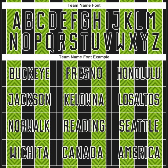 Line Uniform Green-White Custom Jersey Black Pinstripe Soccer Sublimation Neon Sports