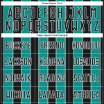 Jersey Soccer Pinstripe Aqua-White Black Sports Custom Sublimation Line Uniform Jersey Soccer Pinstripe Aqua-White Black Sports Custom Sublimation Line Uniform