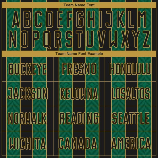 Uniform Gold Kelly Green-Old Jersey Black Custom Sublimation Line Sports Soccer Pinstripe Uniform Gold Kelly Green-Old Jersey Black Custom Sublimation Line Sports Soccer Pinstripe