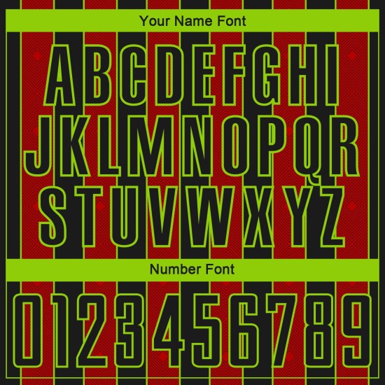 Jersey Red-Neon Pinstripe Soccer Green Sports Sublimation Line Custom Black Uniform Jersey Red-Neon Pinstripe Soccer Green Sports Sublimation Line Custom Black Uniform