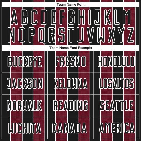 Line Uniform Sports Pinstripe Jersey Custom Soccer Crimson-White Sublimation Black Line Uniform Sports Pinstripe Jersey Custom Soccer Crimson-White Sublimation Black