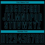 Soccer Jersey Pinstripe Sublimation Black Fashion Custom Teal Fade Uniform Soccer Jersey Pinstripe Sublimation Black Fashion Custom Teal Fade Uniform