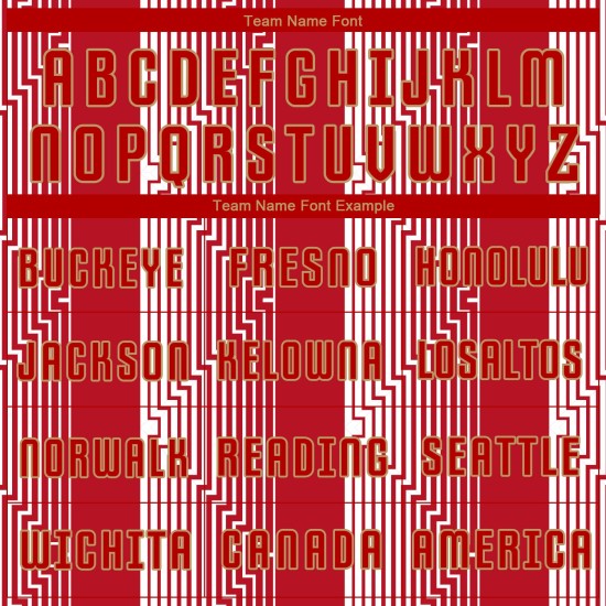 Gold Uniform Custom Sublimation Soccer Jersey Red-Old Red Gold Uniform Custom Sublimation Soccer Jersey Red-Old Red